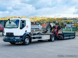 RENAULT D 18 * ABROLLKIPPER + HMF 1220 K-R * TOP!