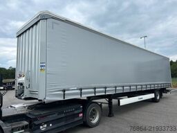 KRONE 1-ACHS AUFLIEGER, HECKABSTüTZUNG XL ZERTIFIKAT, EDSCHA-VERDECK,