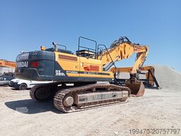 Hyundai HX380L with 20m longfront and excavation boom