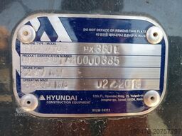 Hyundai HX380L with 20m longfront and excavation boom