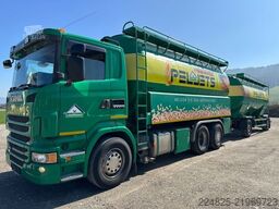 SCANIA R 480 LB6X2 TROPPER PELLETS HÄNGERZUG EURO5
