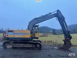 Volvo EC200 crawler excavator with rototilt and narrow b