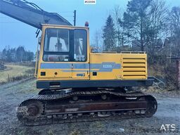 Volvo EC200 crawler excavator with rototilt and narrow b