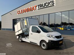 Όχημα συλλογής απορριμμάτων Peugeot E-Expert 100% elektrisch kippende zijlader