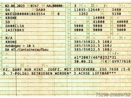 KRONE SD / Lift / Multi / Teleskop / 11.035-12.640