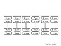  COMETTO Semi-Tieflader 6 Achs - Teleskop Nr: 202