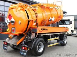  Kutschke 10m³ Kipper Saug u.Druck INOX +ADR/GGVS