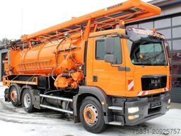 MAN TGM 26.340 6x2 Müller 13m³ Saug u.Druck HD-KOMBI