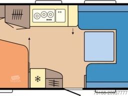HOBBY Prestige 560 WFU Abverkauf / 2000 kg Achse