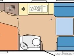 HOBBY Prestige 650 KFU Abverkauf / 2200 kg Achse