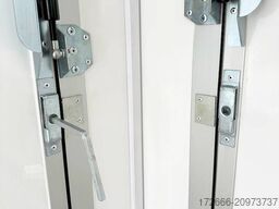 Blyss H15362HN | WEISS 360X203X230CM 1500KG VERKAUFSANHÄNGER | 2X VERKAUFSKLAPPE