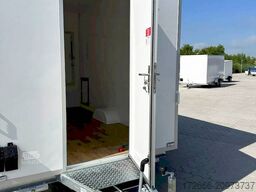 Blyss H15362HN | WEISS 360X203X230CM 1500KG VERKAUFSANHÄNGER | 2X VERKAUFSKLAPPE