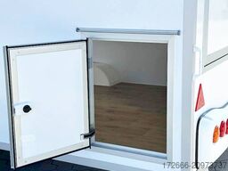 Blyss H15362HN | WEISS 360X203X230CM 1500KG VERKAUFSANHÄNGER | 2X VERKAUFSKLAPPE