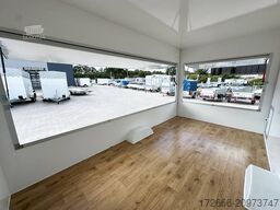 Blyss H18422HN | WEISS 420X223X230CM 1800KG VERKAUFSANHÄNGER | 2X VERKAUFSKLAPPE