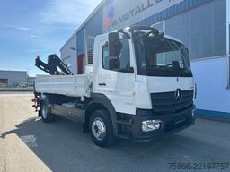 MERCEDES-BENZ 1224 K Atego 2 Seiten Kipper Hiab 078 X Duo