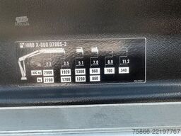 MERCEDES-BENZ 1224 K Atego 2 Seiten Kipper Hiab 078 X Duo