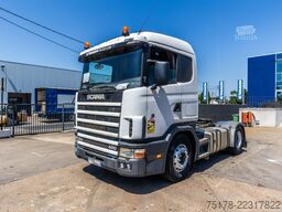 SCANIA R124L 400+MANUAL+HYDR