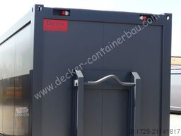 Decker Containerbau Bürocontainer 20ft, auf ABR, sofort