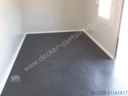 Decker Containerbau Bürocontainer 20ft, auf ABR, sofort