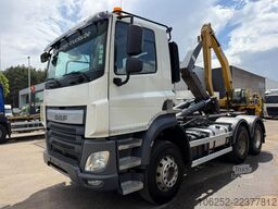 DAF CF 460 6x4 FAT HOOKLIFT - WB 3m35 - STEEL SPRIN...