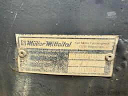 Müller-Mitteltal 2Achs 7,10 m Plattform Pritsche Plateau TÜV9 26