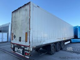 Krone 3 Achs Koffer Doppelstock Textilbleche - defekt