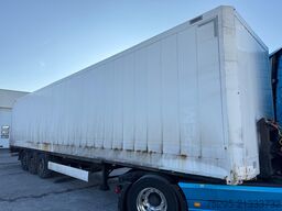 Krone 3 Achs Koffer Doppelstock Textilbleche - defekt