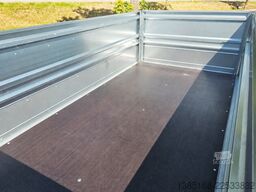 Martz Anhänger 264cm x 126cm Kippdeichsel Hohe Bordwand