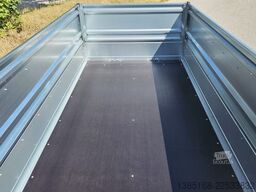 Martz Anhänger 264cm x 126cm Kippdeichsel Hohe Bordwand