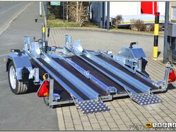 Debon RM2 Zweimotorradanhänger Einzelabsenkung