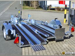 Debon RM2 Zweimotorradanhänger Einzelabsenkung