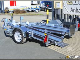 Debon RM2 Zweimotorradanhänger Einzelabsenkung