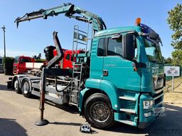 MAN TGS 26.360 6x2 HOOKLIFT + CRANE TEREX ATLAS TLC...