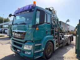 MAN TGS 26.360 6x2 HOOKLIFT + CRANE TEREX ATLAS TLC...
