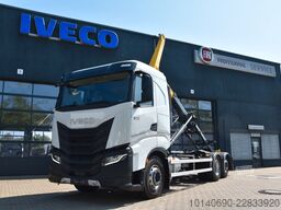 IVECO X-WAY AS280X50Y-PS Abrollkipper PALFINGER HT20TE