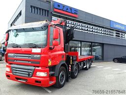 DAF CF 510 8x2 pianale con gru Fassi 6 sfili idraulici