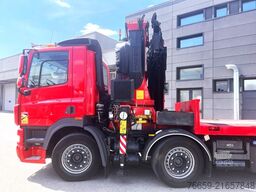 DAF CF 510 8x2 pianale con gru Fassi 6 sfili idraulici