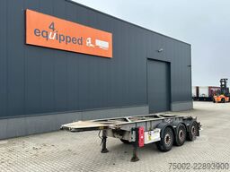 Van Hool 20FT ADR CHASSIS / galvanized / MB DISC / 2x li...