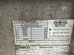 Van Hool 20FT/30FT ADR CHASSIS / galvanized / discbrakes...