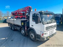 VOLVO FM12  8x4BB KIPPER KRAN PK33000ELB Fly-Jib WINDE