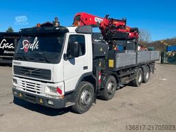 VOLVO FM12  8x4BB KIPPER KRAN PK33000ELB Fly-Jib WINDE
