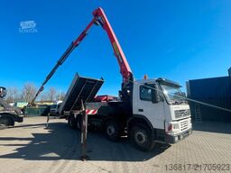 VOLVO FM12  8x4BB KIPPER KRAN PK33000ELB Fly-Jib WINDE