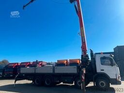 VOLVO FM12  8x4BB KIPPER KRAN PK33000ELB Fly-Jib WINDE