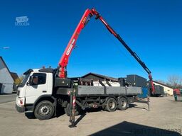 VOLVO FM12  8x4BB KIPPER KRAN PK33000ELB Fly-Jib WINDE