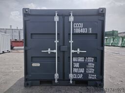 6 Fuß Seecontainer / Anthrazit Lichtgrau / Minicontainer /Baucontainer