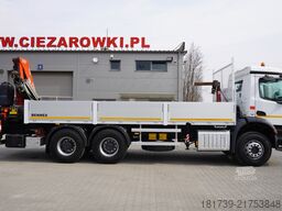Mercedes-Benz Arocs 2633 flatbed truck / Crane FASSI