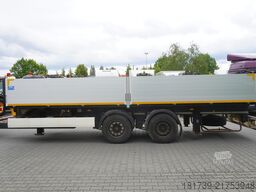 Krone construction trailer / Flatbed 18 pallet