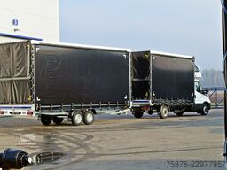 IVECO Daily  Speditionszug mit Anhänger Planenaufbau