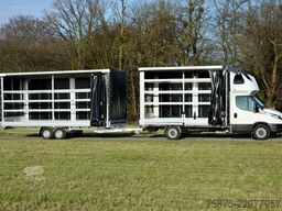 IVECO Daily  Speditionszug mit Anhänger Planenaufbau