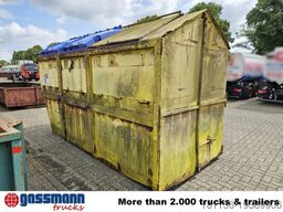  Absetzcontainer ca. 15m³ geschlossen mit Deckel